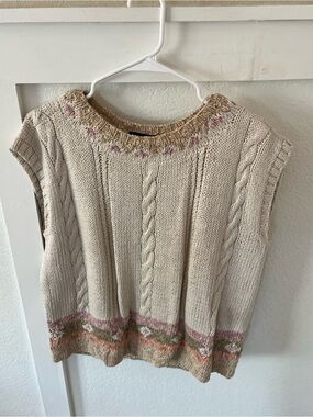 Vintage Liz Sport Women's Small Sweater Vest